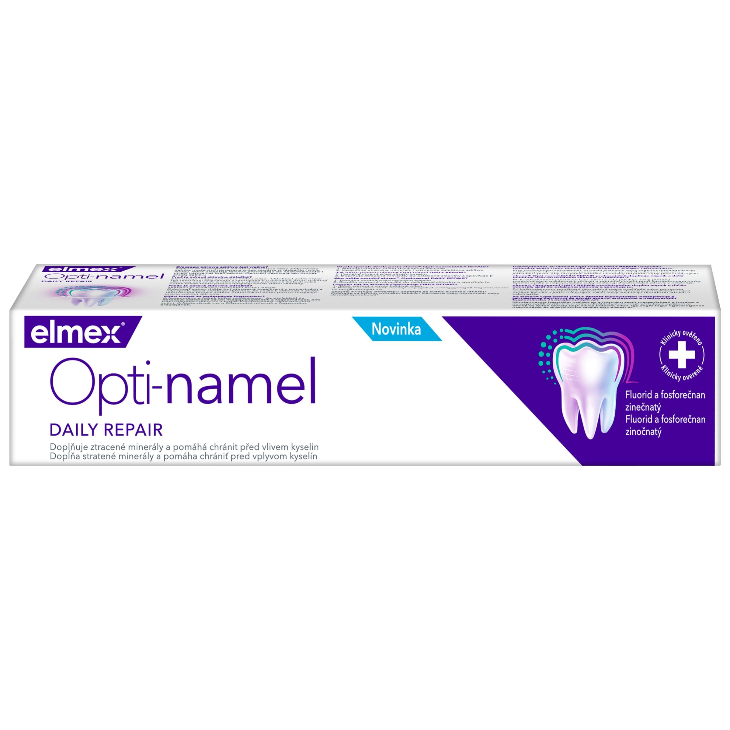 Drogerie a kosmetika - Zubná pasta elmex Opti-namel Daily Repair 75ml
