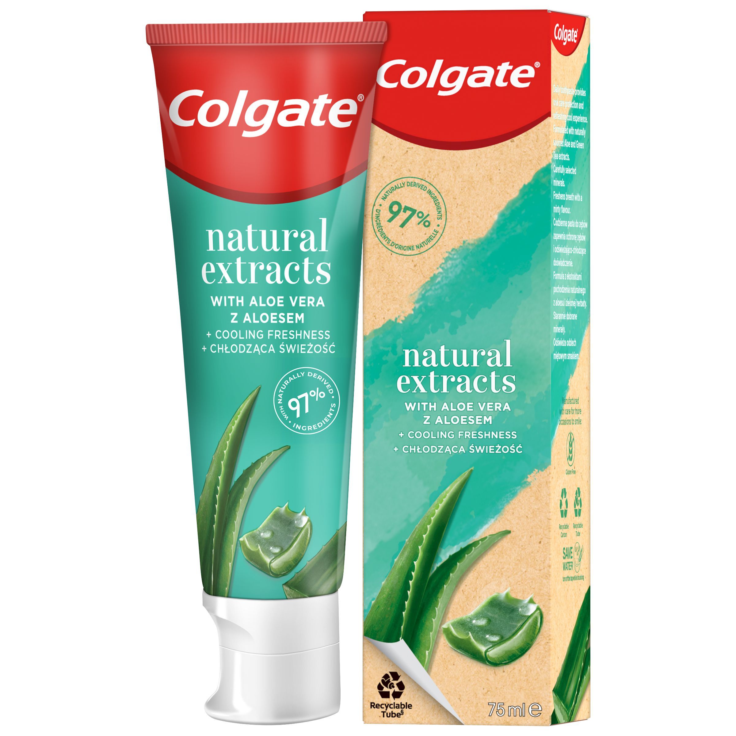 Drogerie a kosmetika - Zubní pasta Colgate Naturals Aloe Vera