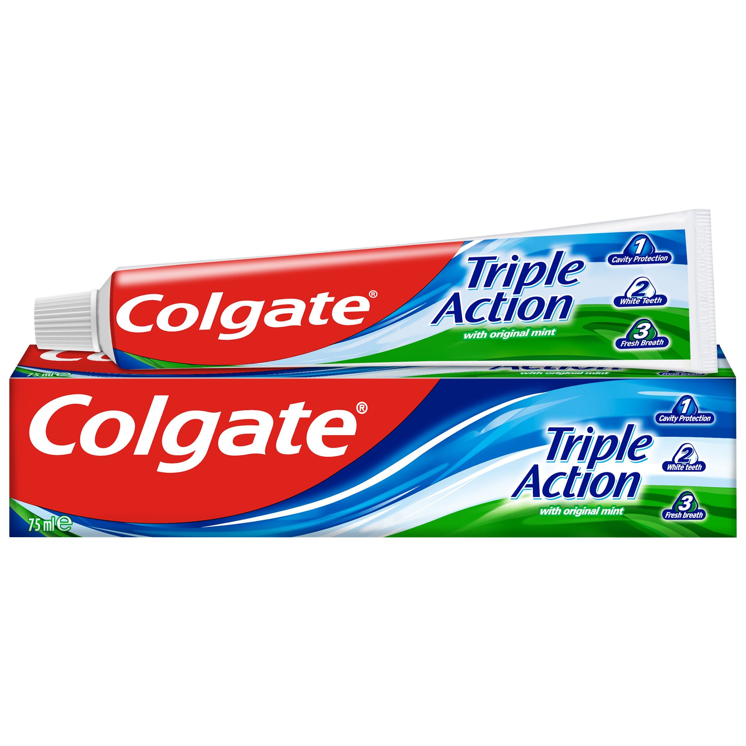 Drogerie a kosmetika - Zubní pasta Colgate Triple Action 75ml