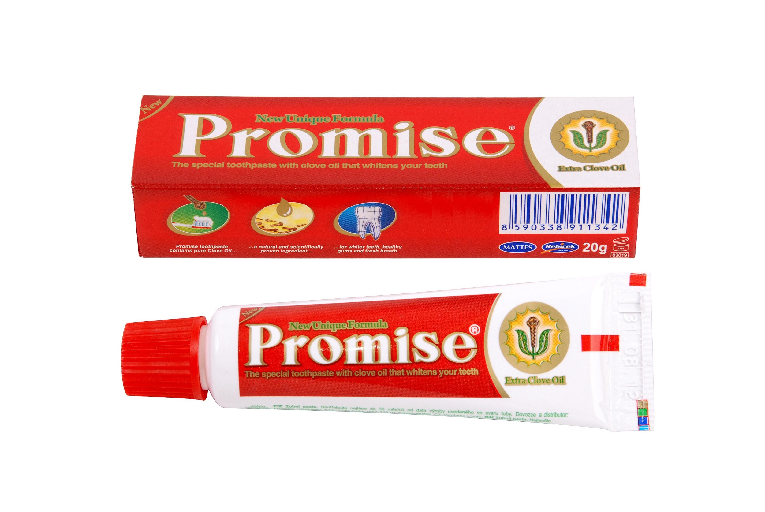 Drogerie a kosmetika - Zubní pasta s hřebíčkovým olejem 20 g