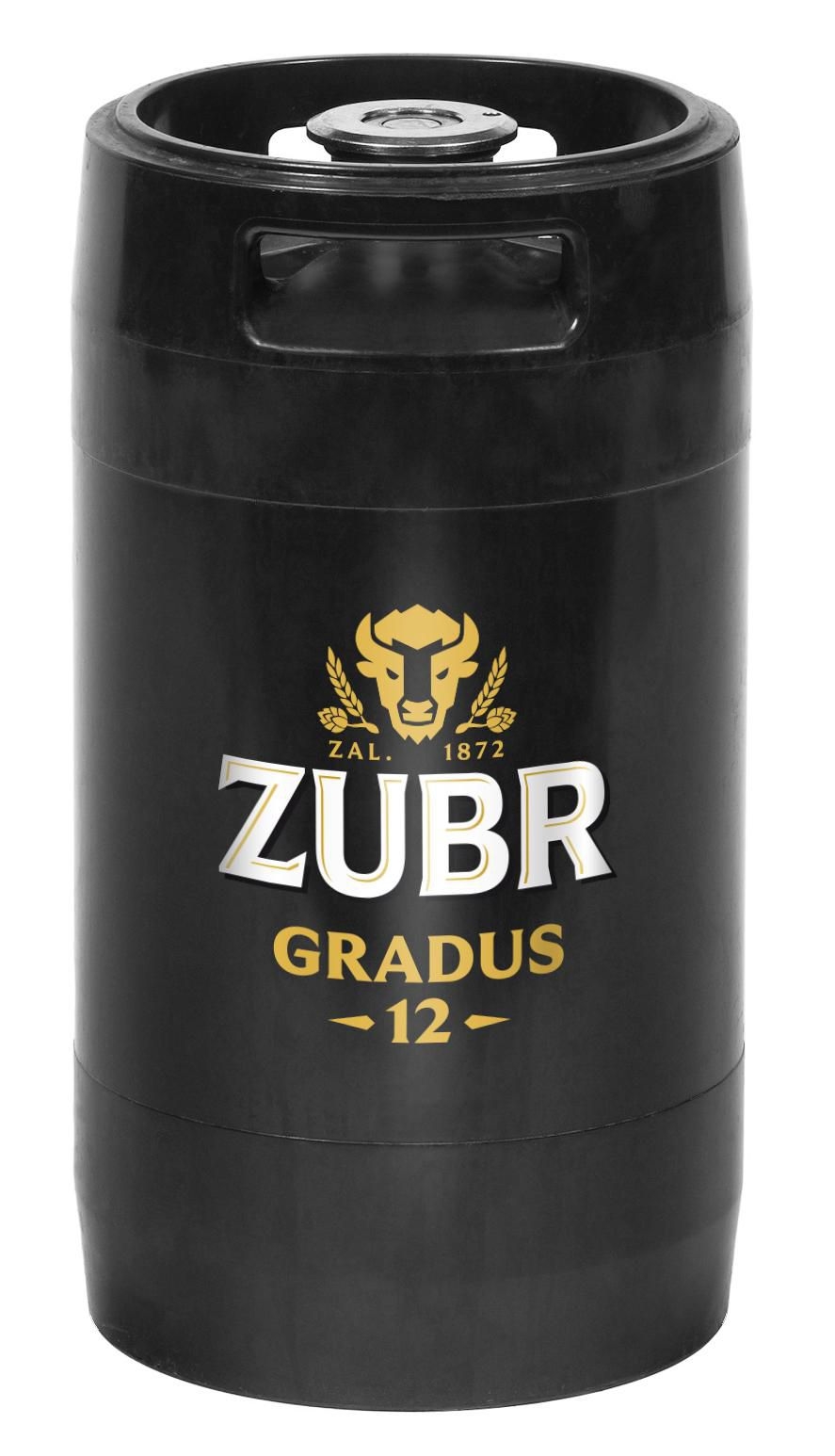Nápoje - Zubr gradus ležák 12 KEG 15l