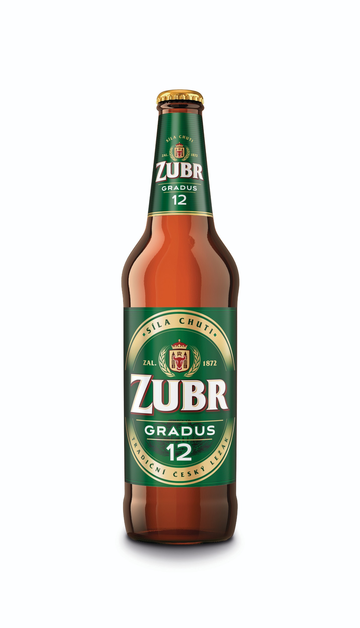 Nápoje - Zubr Gradus Ležák Sklo 0,5l