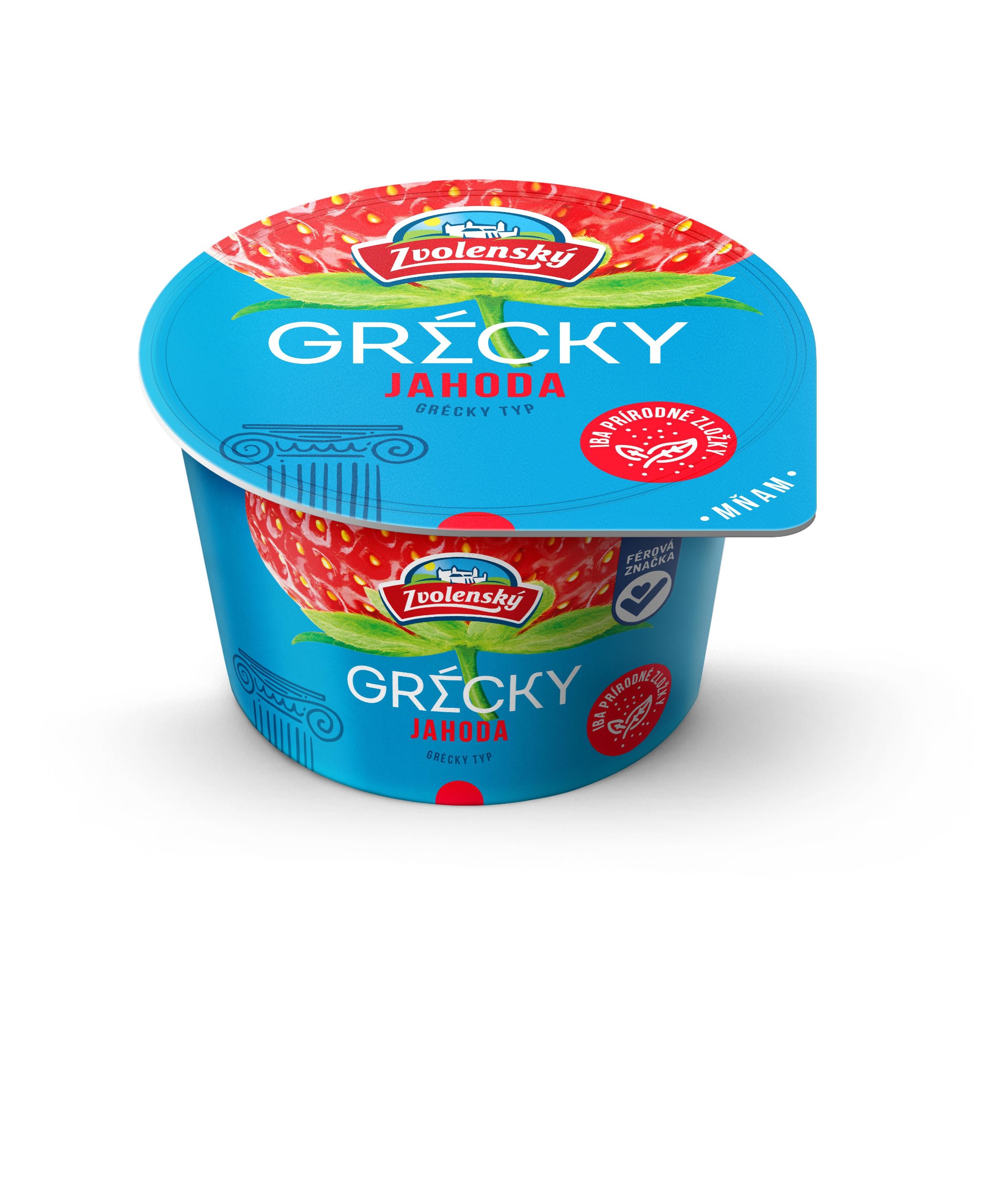Mléčné a chlazené - Zvolenský Jogurt řeckého typu 125g jahoda