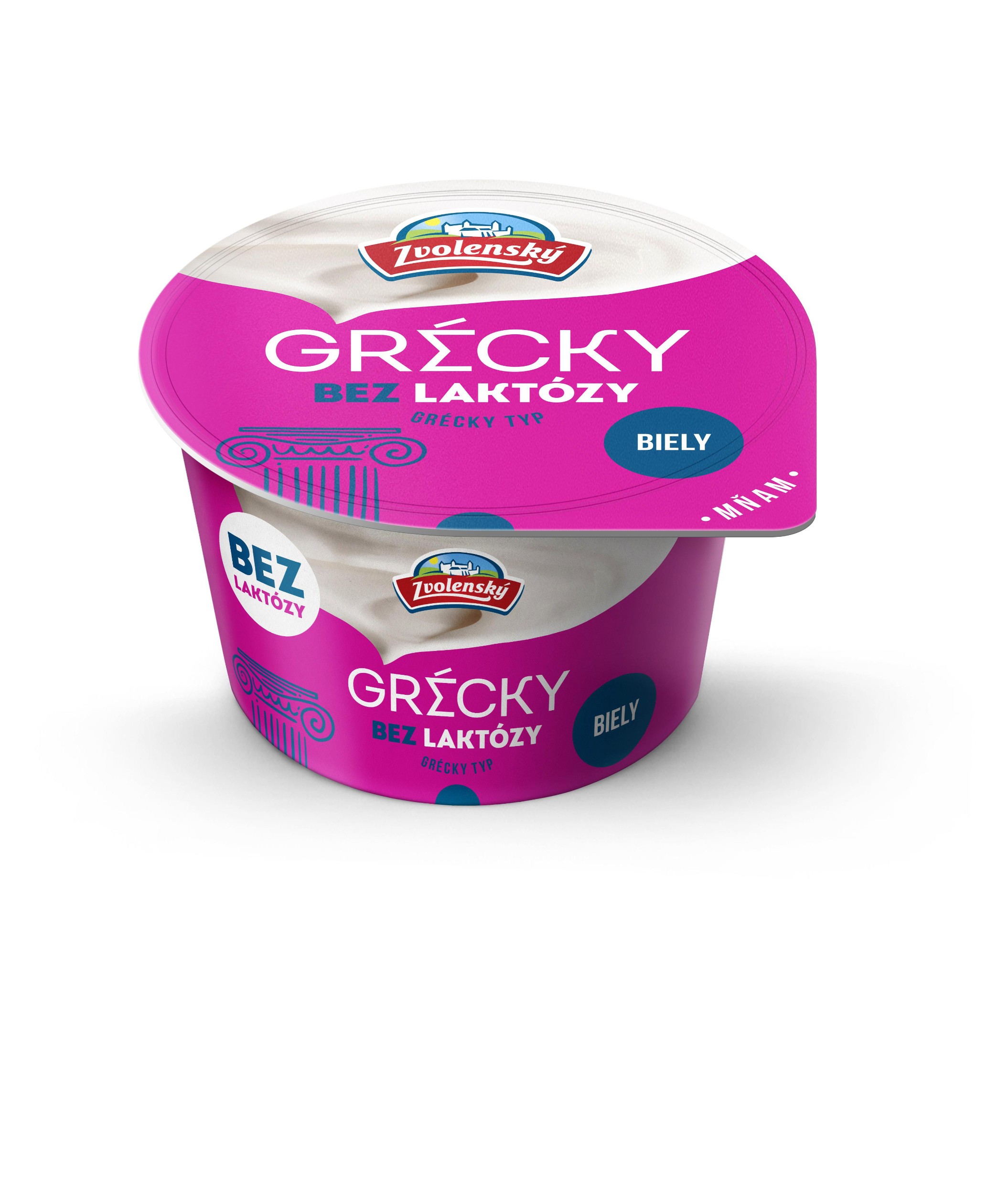 Mléčné a chlazené - Zvolenský Jogurt řeckého typu bílý bezlaktózový 125g