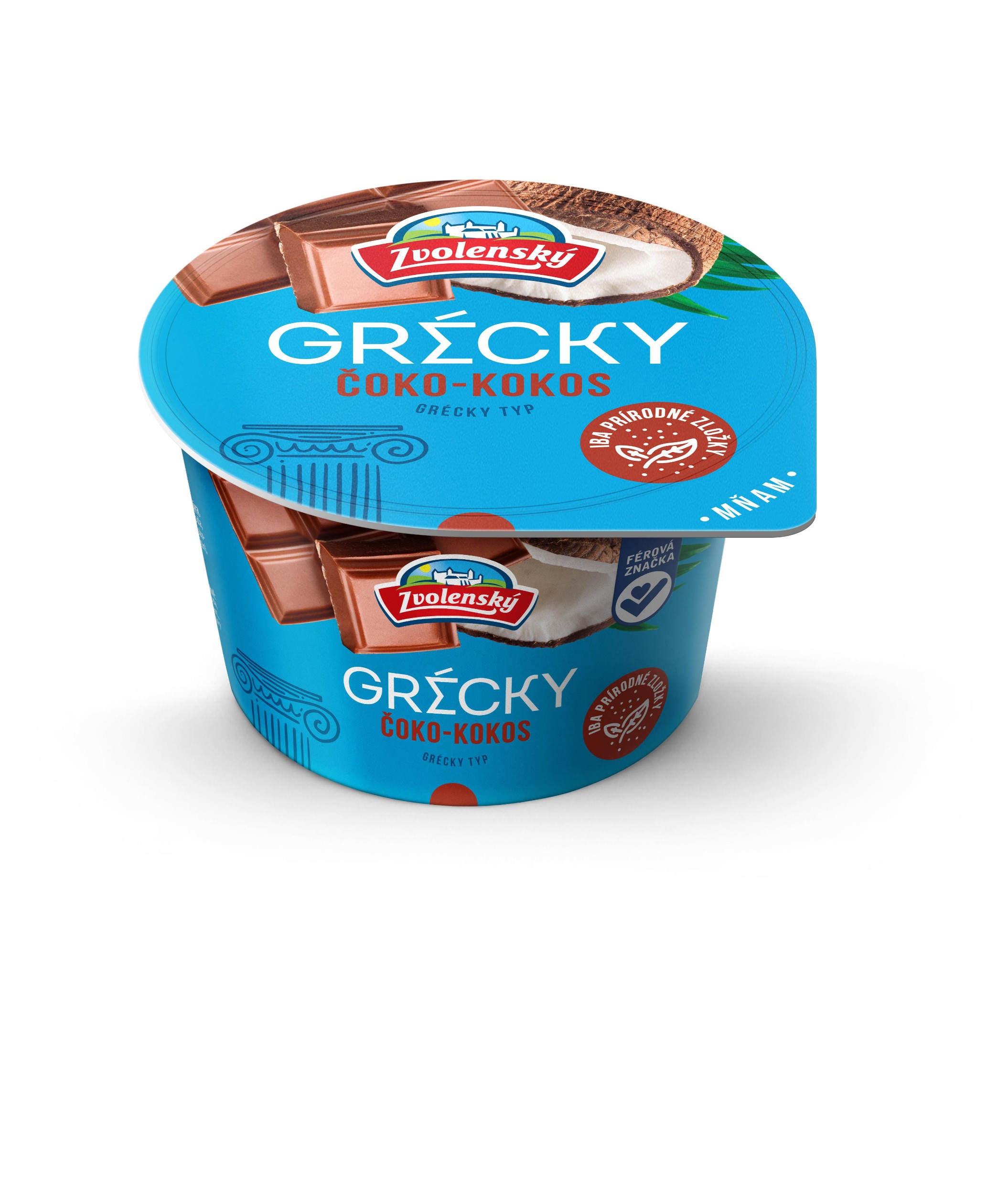Mléčné a chlazené - Zvolenský Jogurt řeckého typu čoko - kokos 125g