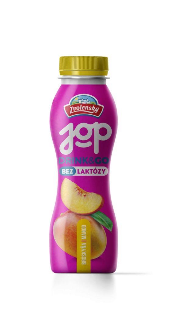 Mléčné a chlazené - Zvolenský Nápoj JOP bezlaktózový broskev - mango 300g
