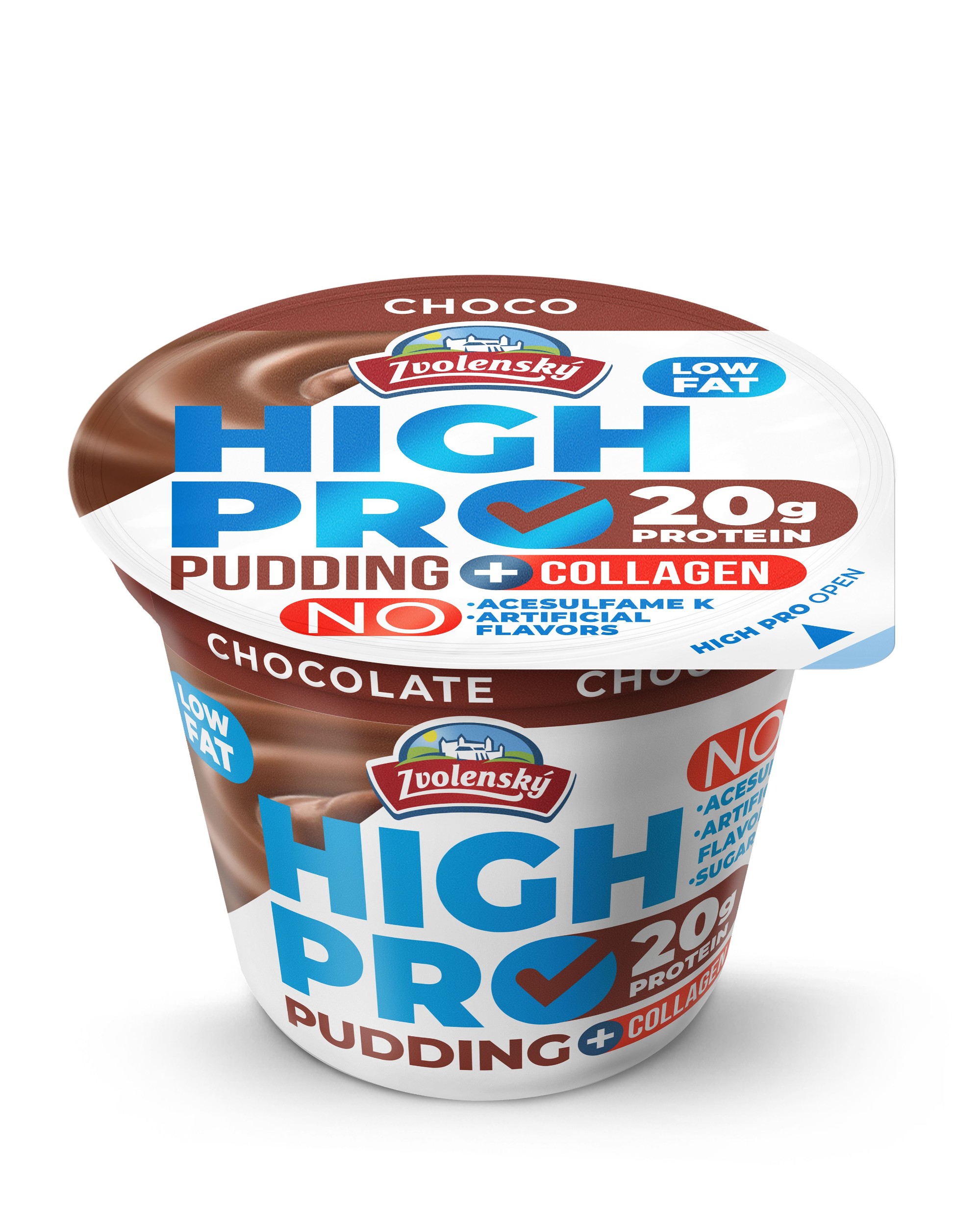 Mléčné a chlazené - Zvolenský Protein puding čokoláda 200 g