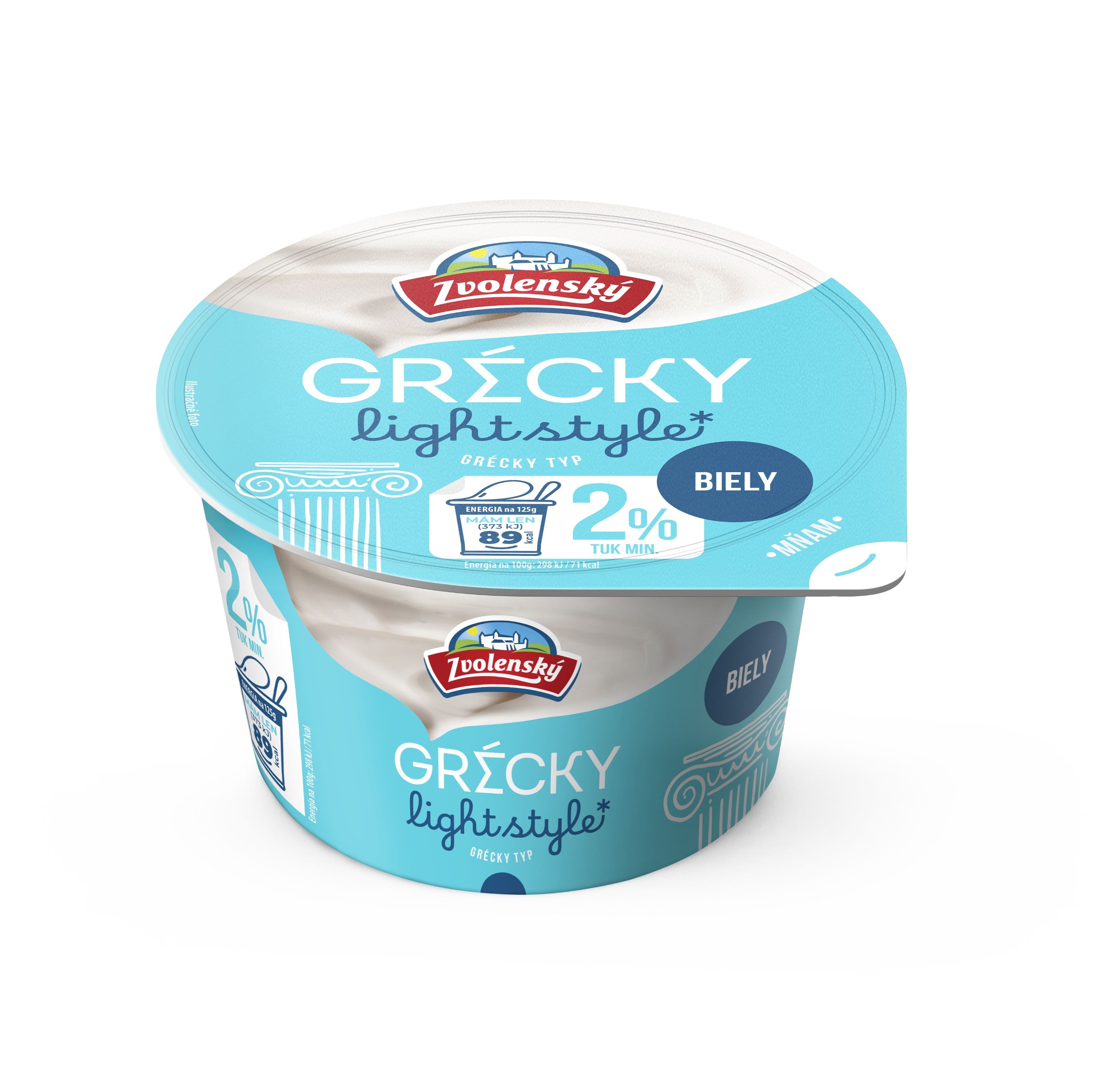 Zvolensky Řecký jogurt 2% bílý 125g-0