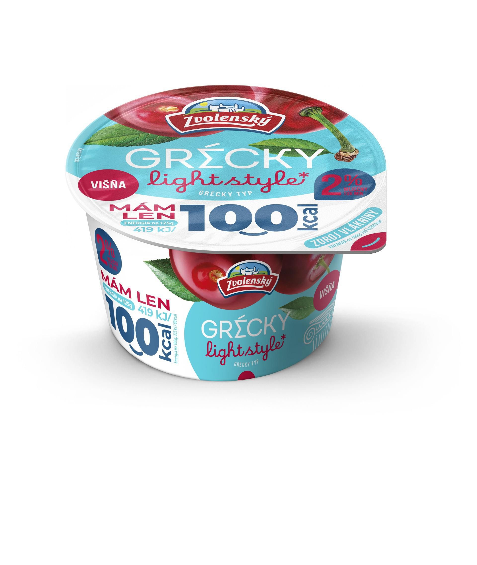 Mléčné a chlazené - Zvolensky Řecký jogurt 2% višeň 125g