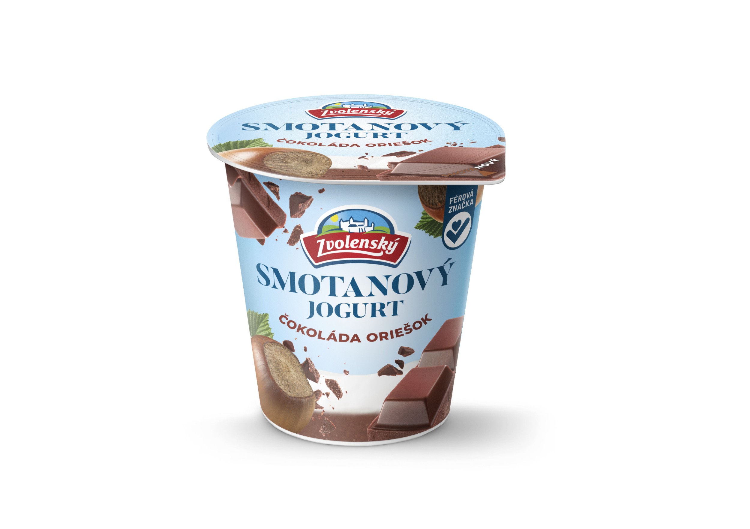 Mléčné a chlazené - Zvolenský smetanový jogurt čokoláda-oříšek 145g