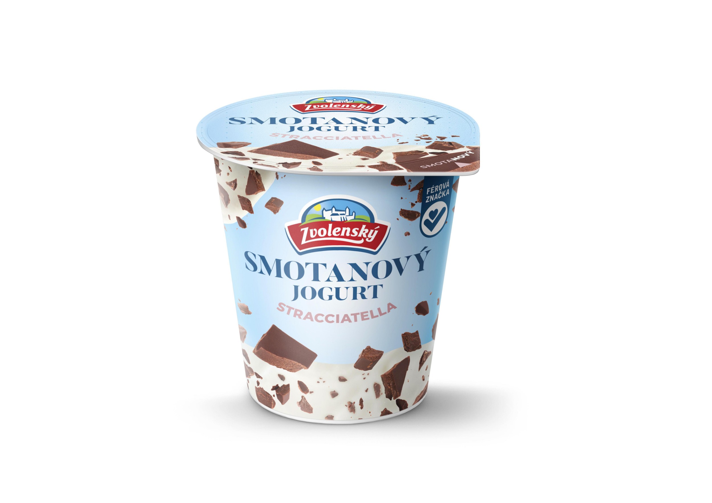 Mléčné a chlazené - Zvolenský smetanový jogurt stracciatella 145g