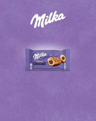 Promo banner - Máme pro vás dárek - Milka croissant choco zdarma k nákupu